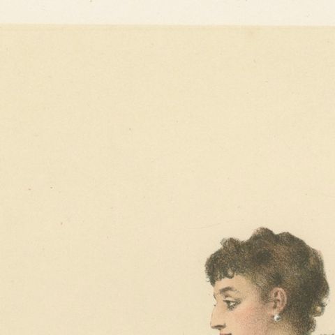 Elegant Victorian Society Portrait, Gladys, Countess of Lonsdale 1883, close-up 4