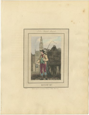 Dust O, New Church Strand, Cries of London, 1804, view 2