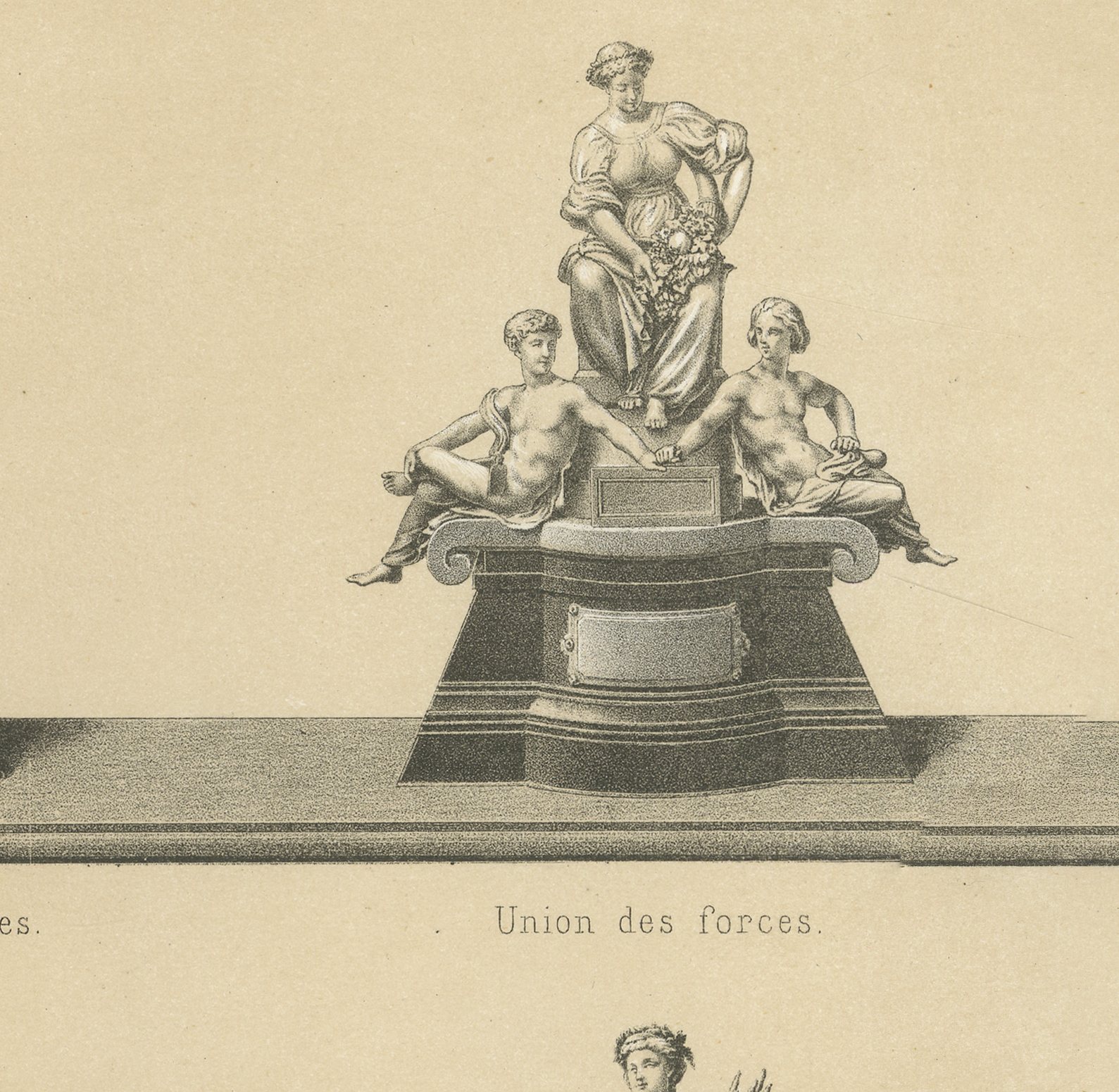 French Agricultural Show Trophies, Antique Silverware Print, 1873, view 4