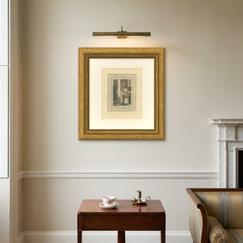 Buy a Bill of the Play, Theatre Drury Lane, Cries of London, 1804, shown framed on a wall