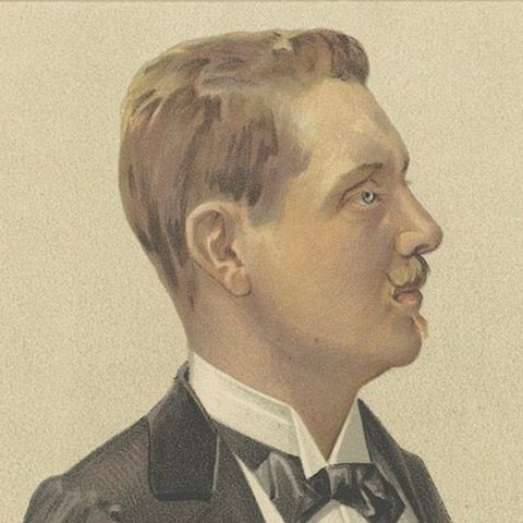 Royal Elegance: Prince Henry of Orleans, Fencing Nobleman, Vanity Fair 1897, close-up 4
