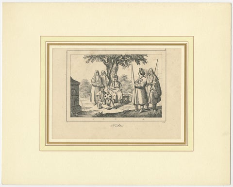 Original Antique Print of Crimean Costumes, Russia & Ukraine, ca.1880, view 2
