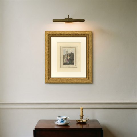 Dust O, New Church Strand, Cries of London, 1804, shown framed on a wall