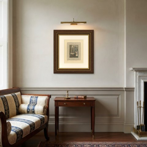 Baking or Boiling Apples, Stratford Place, Cries of London, 1804, shown framed in a room