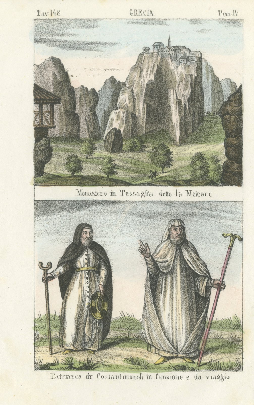 Meteora Monastery in Thessaly and the Patriarch of Constantinople, 1842