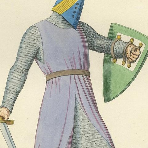 Antique Print of a Military Costume by Bonnard, 1860, close-up 2