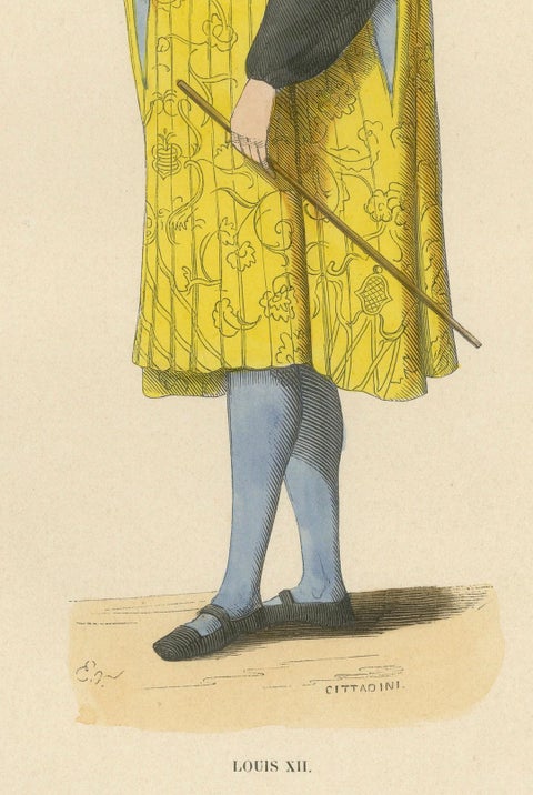 Louis XII: The Prudent King in Regal Attire, 1847, close-up 1
