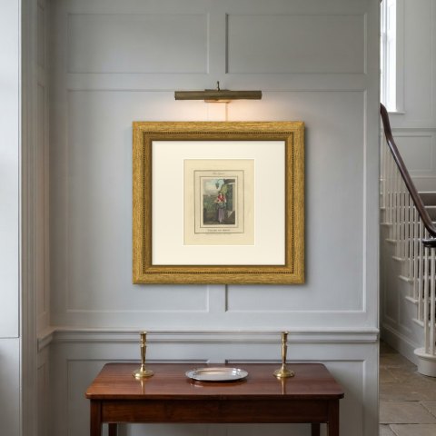 Chairs to Mend, Soho Square, Cries of London, 1804, shown framed on a wall