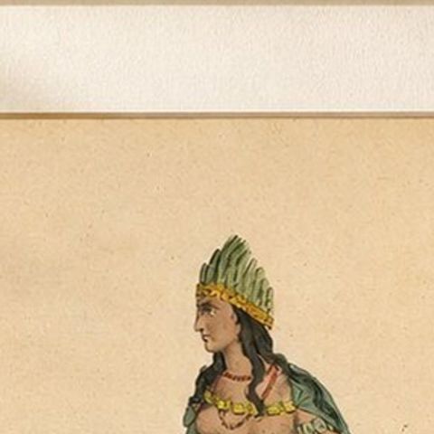 Habit of a Woman of Africa in 1581, Early Ethnographic Costume Engraving, 1749, close-up 6
