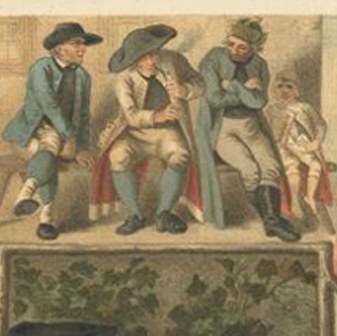Antique Costume Print 'Braunschweig' by Kretschmer, 1890, close-up 1