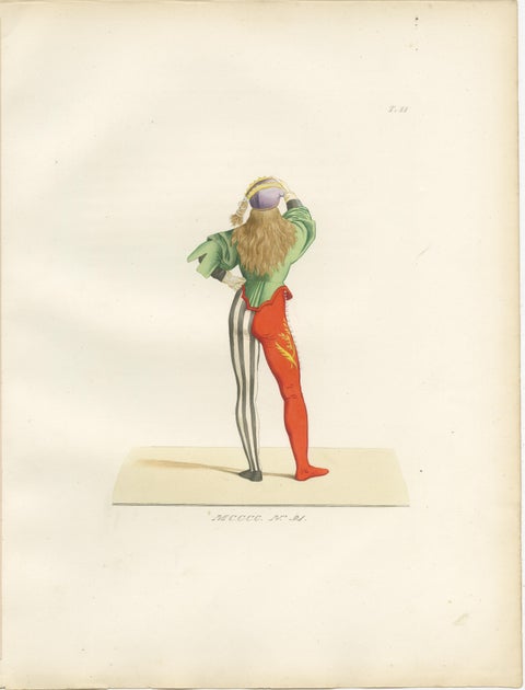 Medieval Courtly Costumes and Figures, Complete Set of 10 Hand-Colored, 1845, view 6