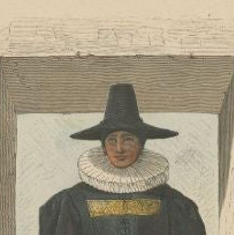 Antique Costume Print of a Farmer's Wife from Upper Austria, close-up 1