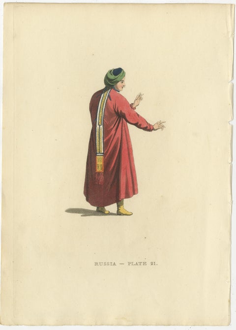 Ethnic Tapestry of 19th Century Russia: A Visual Anthology of Traditional Attire, view 5
