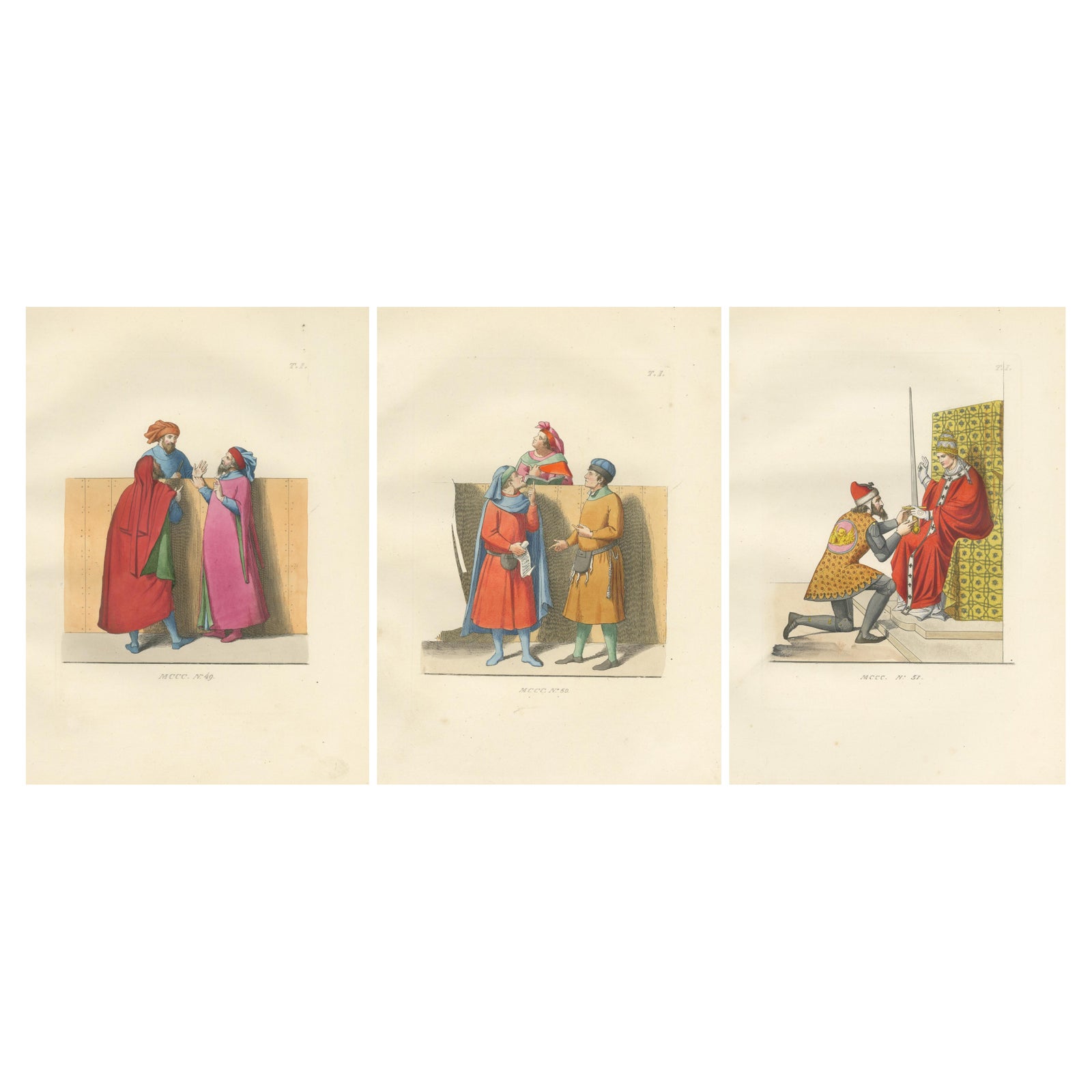 Dialogue, Diplomacy and Divine Right: Medieval Italian Costume Scenes, 1845