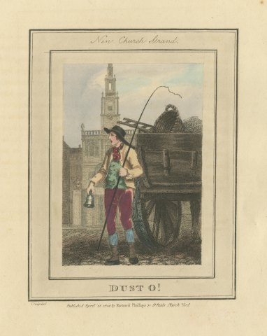 Dust O, New Church Strand, Cries of London, 1804