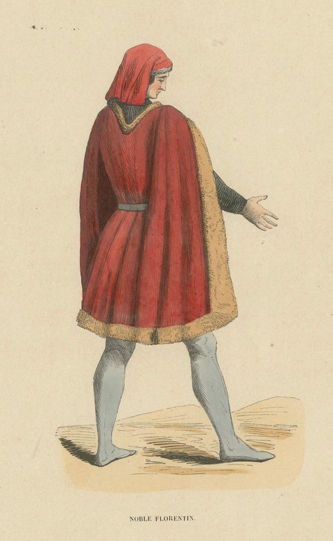 Florentine Nobleman of the Middle Ages, 1847, close-up 3
