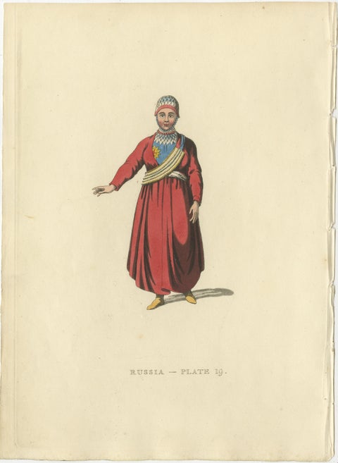 Picturesque Representations of the Dress and Manners of the Russians, 1814, view 4