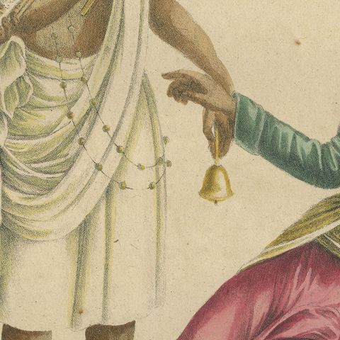 IIIter Stamm, Indian Men in Traditional Dress c.1816, close-up 2