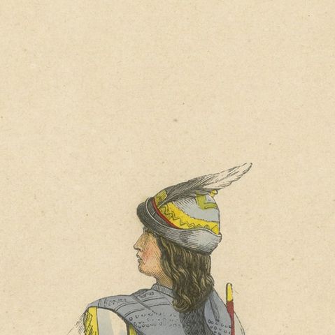 The Italian Archer: A Study in Renaissance Military Fashion, 1847, close-up 5