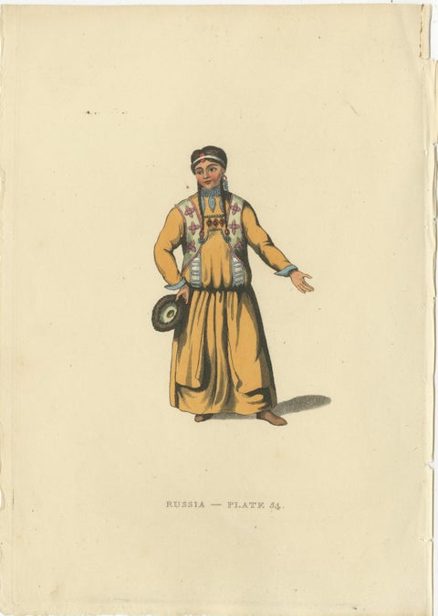 Bratzkian Attire and Shamanic Regalia in 19th Century Russian Engravings, 1814, view 3