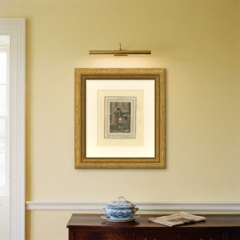 Hot Spiced Gingerbread, Pantheon, Cries of London, 1804, shown framed on a wall