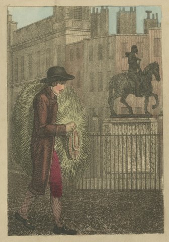 Door Mats, Charing Cross, Cries of London, 1804, close-up 1