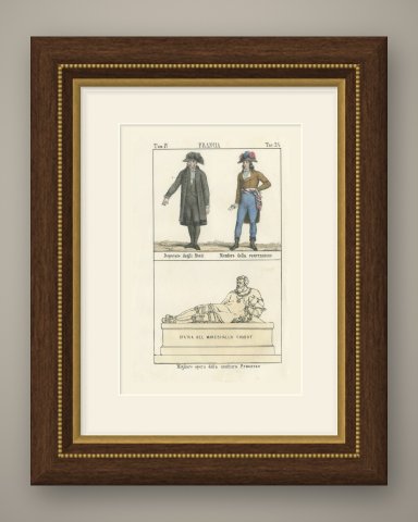 Deputy of the Estates, Member of the Convention and Statue of Chabot, 1842, shown framed
