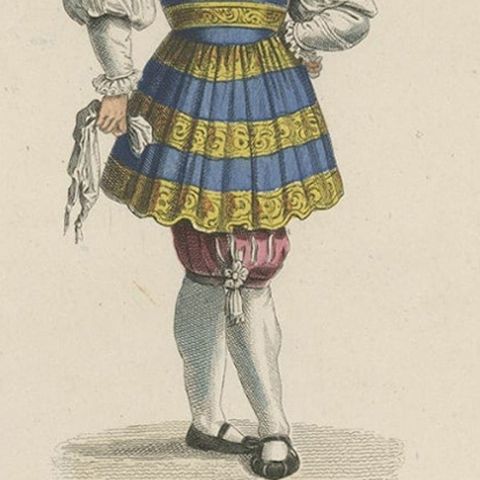 Antique Costume Print of Costumes of Switzerland, Tyrol, Asia and Others, C.1875, close-up 4