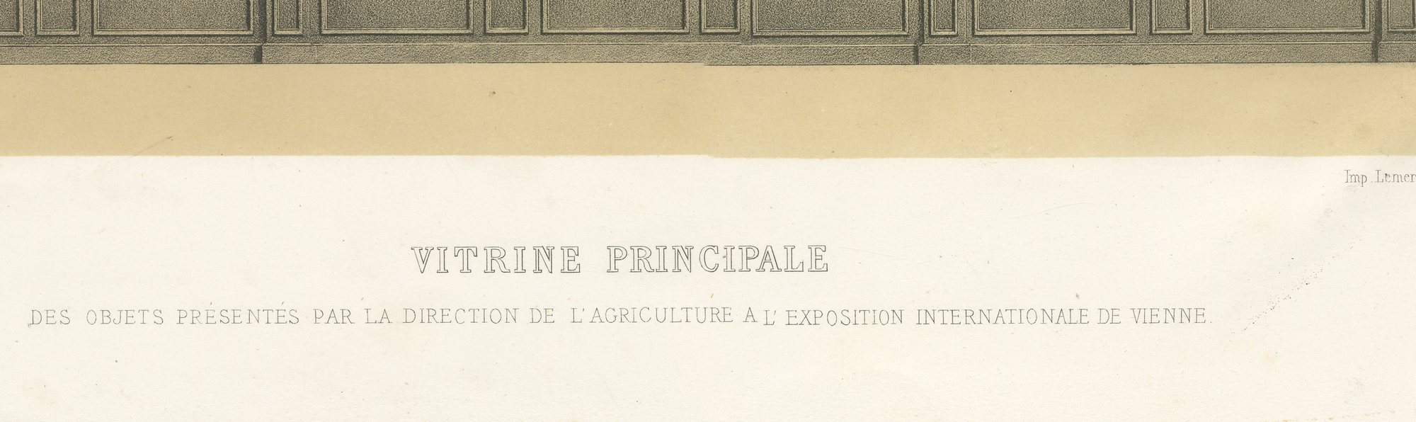 Antique Print of the French Agriculture Display, Vienna World Fair, 1873, view 5