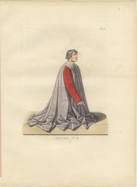 Historical Portraits of Sixtus IV, Platina and a Noble Englishwoman, 1845, view 3
