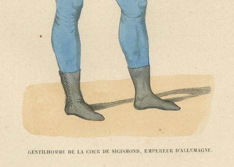 Courtly Splendor: A Nobleman at Emperor Sigismund's Court, 1847, close-up 1