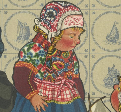 Dutch Delight: Marken Children Dressed to Impress in Folkloric Fashion, 1932, close-up 6