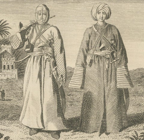 Mamluk Elegance: Military and Ceremonial Attire in Egypt, 1801, close-up 4