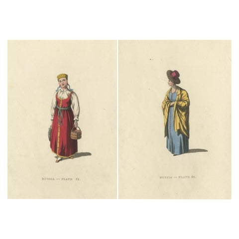 Traditional Attire of Valday: Vestiges of Russian Heritage, Published in 1814