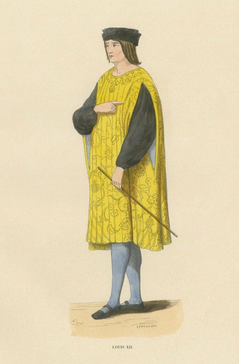 Louis XII: The Prudent King in Regal Attire, 1847, close-up 3