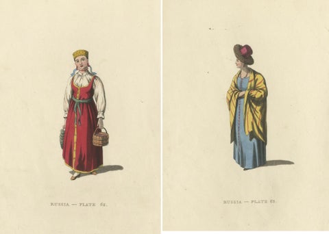 Traditional Attire of Valday: Vestiges of Russian Heritage, Published in 1814, view 5