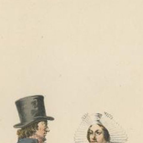 Antique Costume Print of Vemmenhögs County in Sweden, c.1864, close-up 1