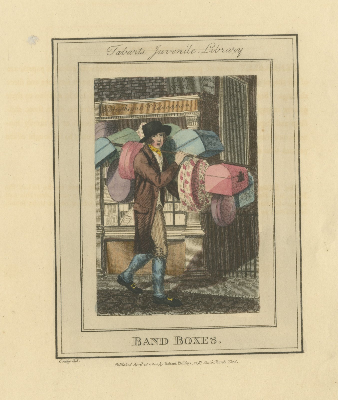 Band Boxes, Tabart's Juvenile Library, Cries of London, 1804