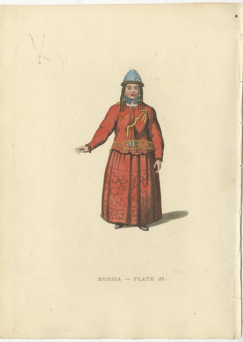 Bratzkian Attire and Shamanic Regalia in 19th Century Russian Engravings, 1814, view 2