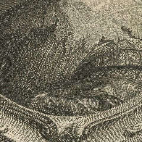 Antique Portrait of Sir Kenelm Digby, English Courtier and Diplomat, close-up 2