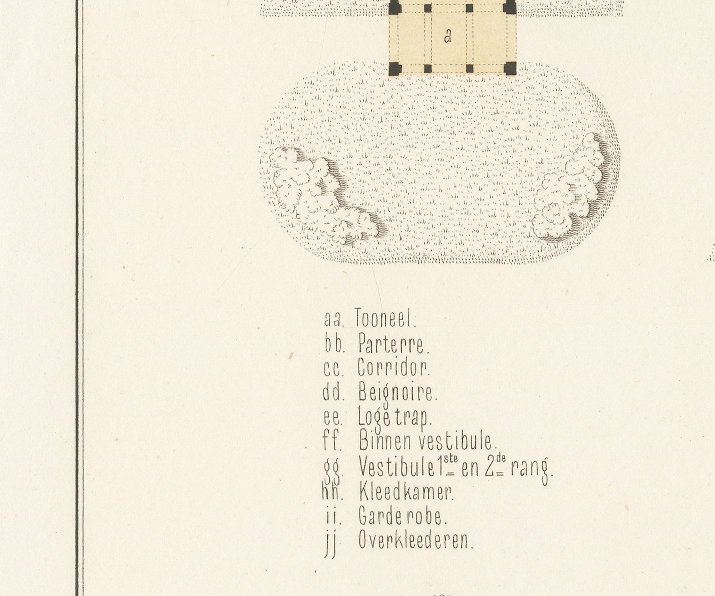 Theatre and Concert Hall Design, Dutch Architecture Print, Leliman, 1865-1866, view 3