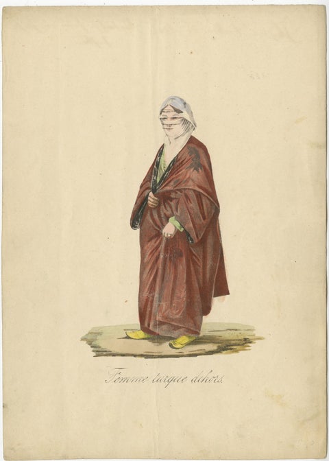 Set of 9 Antique Costume Prints, Turkey, Albania, Anatolia, 'c.1840', view 5