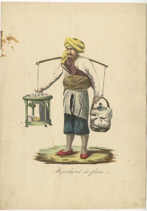 Set of 9 Antique Costume Prints, Turkey, Albania, Anatolia, 'c.1840', view 8