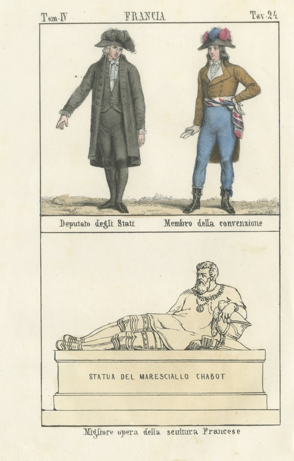 Deputy of the Estates, Member of the Convention and Statue of Chabot, 1842