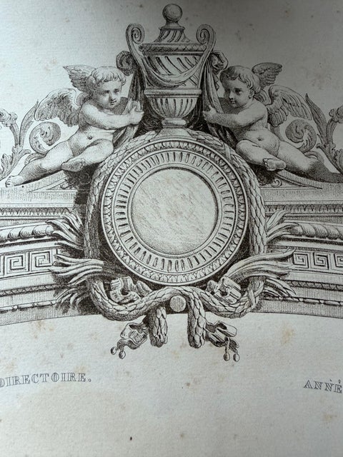 French Directoire Costume Lithograph, Under the Directory 1797, Published 1847, view 8
