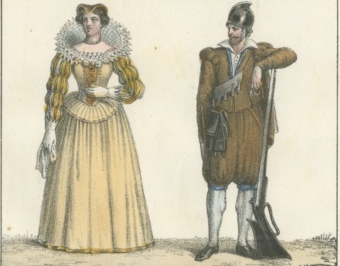 Henry IV of France, Margaret of France and Queen Marie de Medici, 1842, close-up 2
