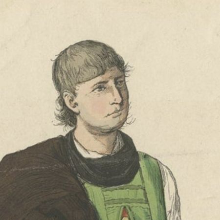 Antique Costume Print of a Young Farmer from the Region of Obermais, South Tyrol, close-up 1