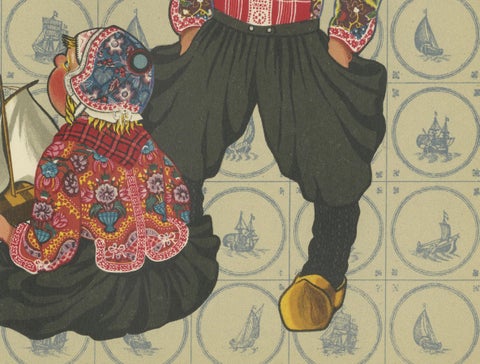 Dutch Delight: Marken Children Dressed to Impress in Folkloric Fashion, 1932, close-up 2