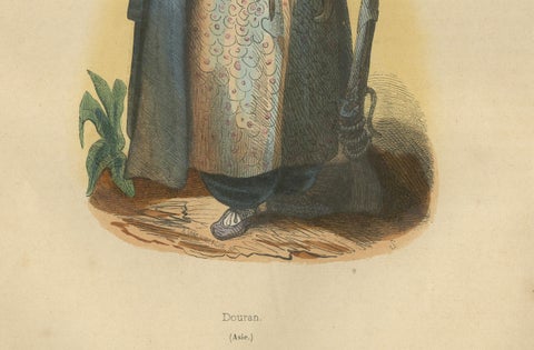 Cultural Warriors: Traditional Attire of Iranian and Afghan Tribes, 1844, close-up 5