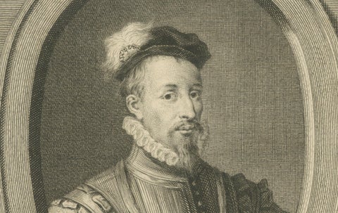 Robert Dudley, Earl of Leicester, Governor-General of the United Netherlands, close-up 4